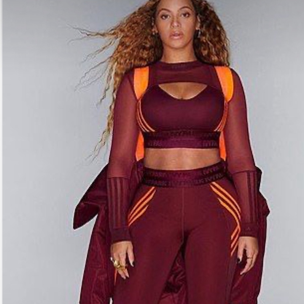 adidas x IVY PARK leggings in maroon